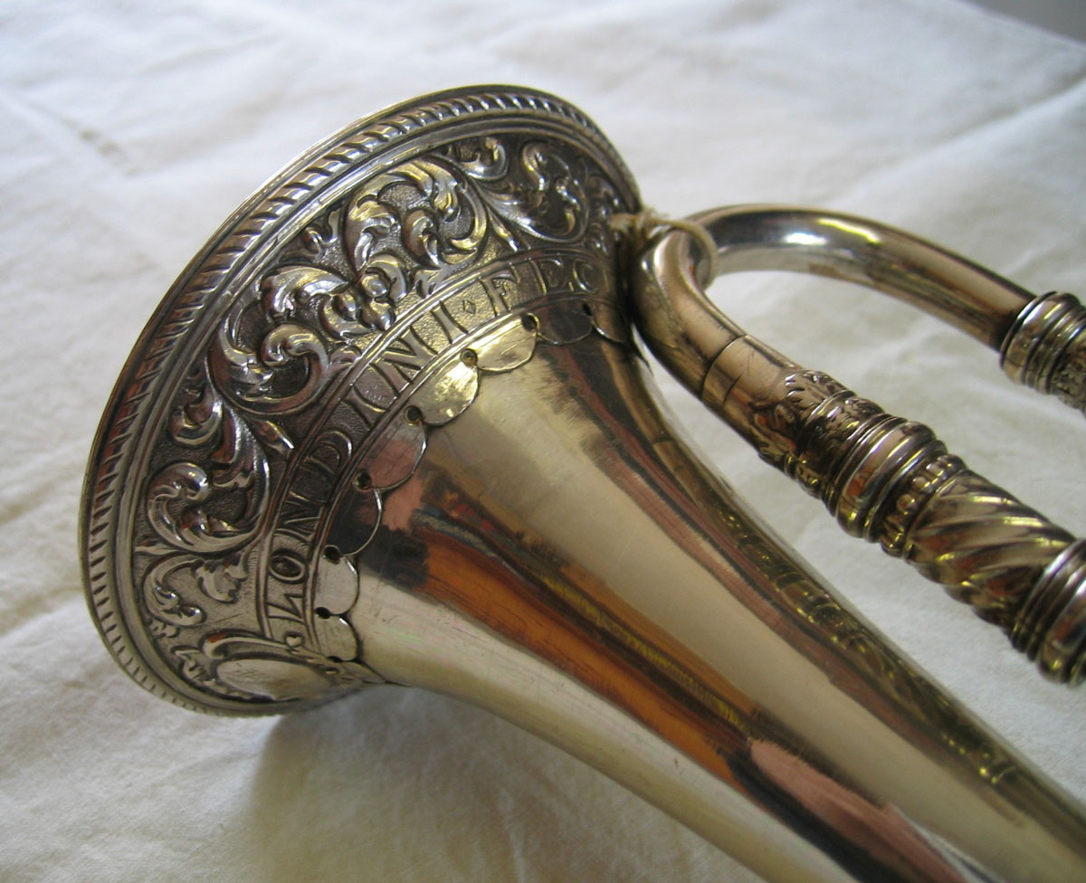 trompette de William Bull, musée de Warwick