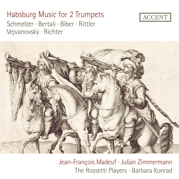 Sortie du CD Habsburg Music for 2 Trumpets en duo avec le trompettiste Julian Zimmermann et l’ensemble des Rossetti Players sorti en janvier chez le label Accent